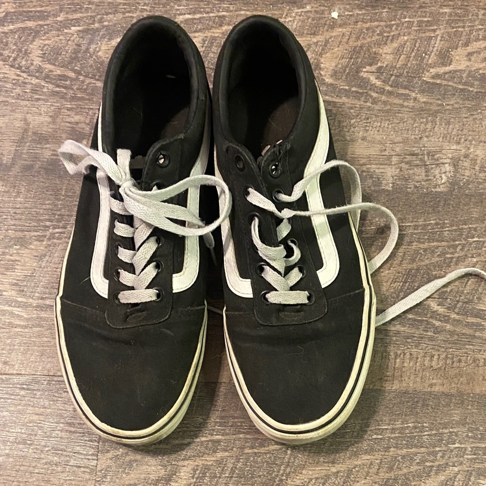 Vans Classic Black and White Sneakers